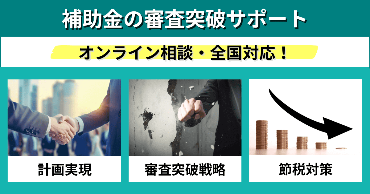 補助金の審査突破サポート（戦略的フルサポートコース・事業計画書の添削コース）｜会社信用ドットコム