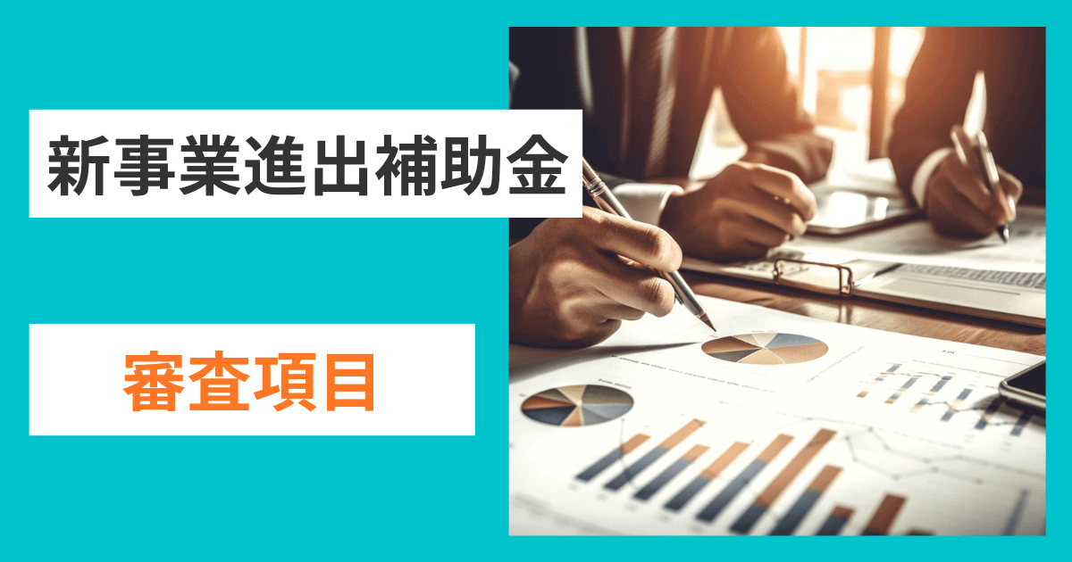 新事業進出補助金の審査項目｜会社信用ドットコム