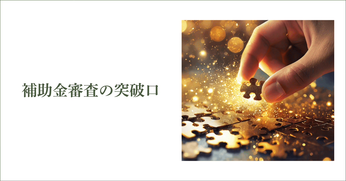 プロが考える補助金審査の突破口｜会社信用ドットコム